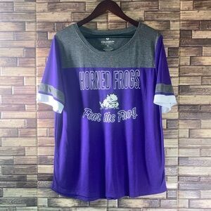 EUC Colosseum Women's TCU Horned Frogs Tee XL